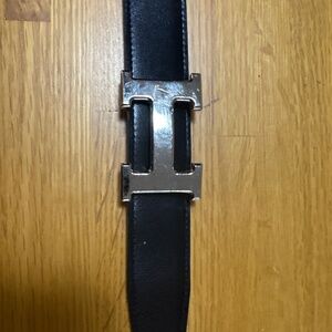 Reversible Hermes belt